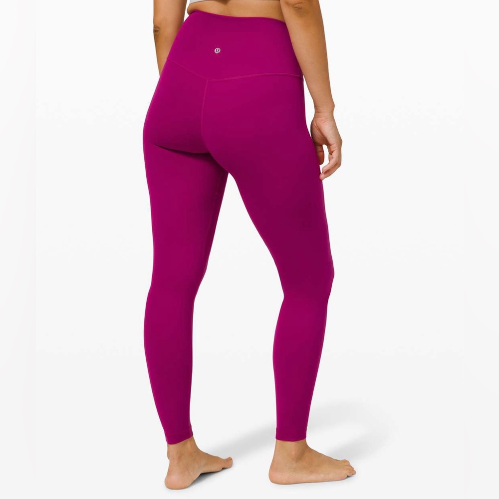 LULULEMON Deep Fuchsia Wunder Under Train Pant “25